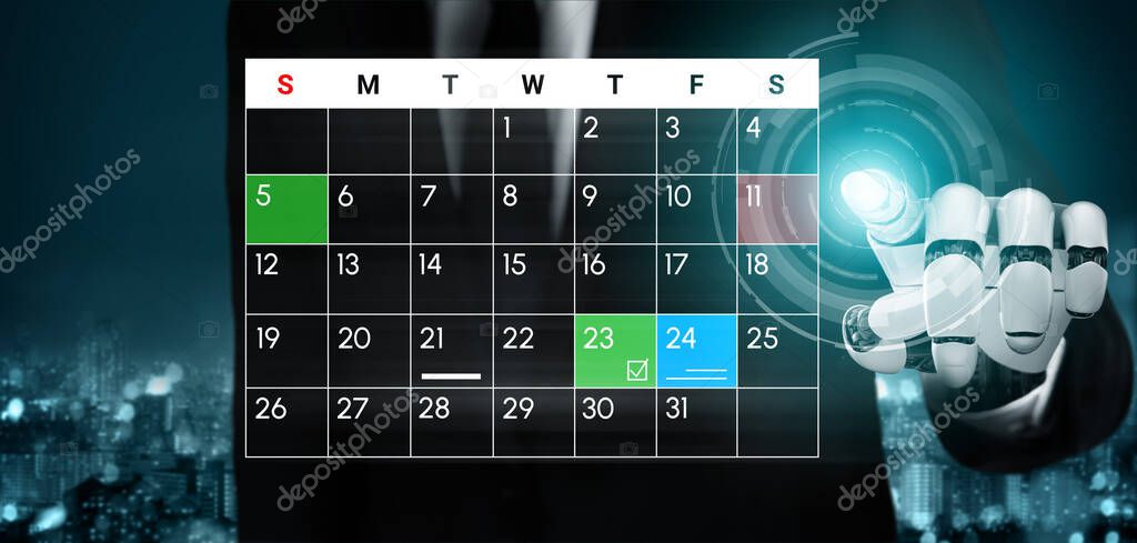Coordinadora de eventos revisando el programa de una celebración